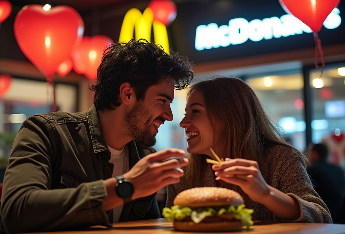 saint valentin au Mcdo